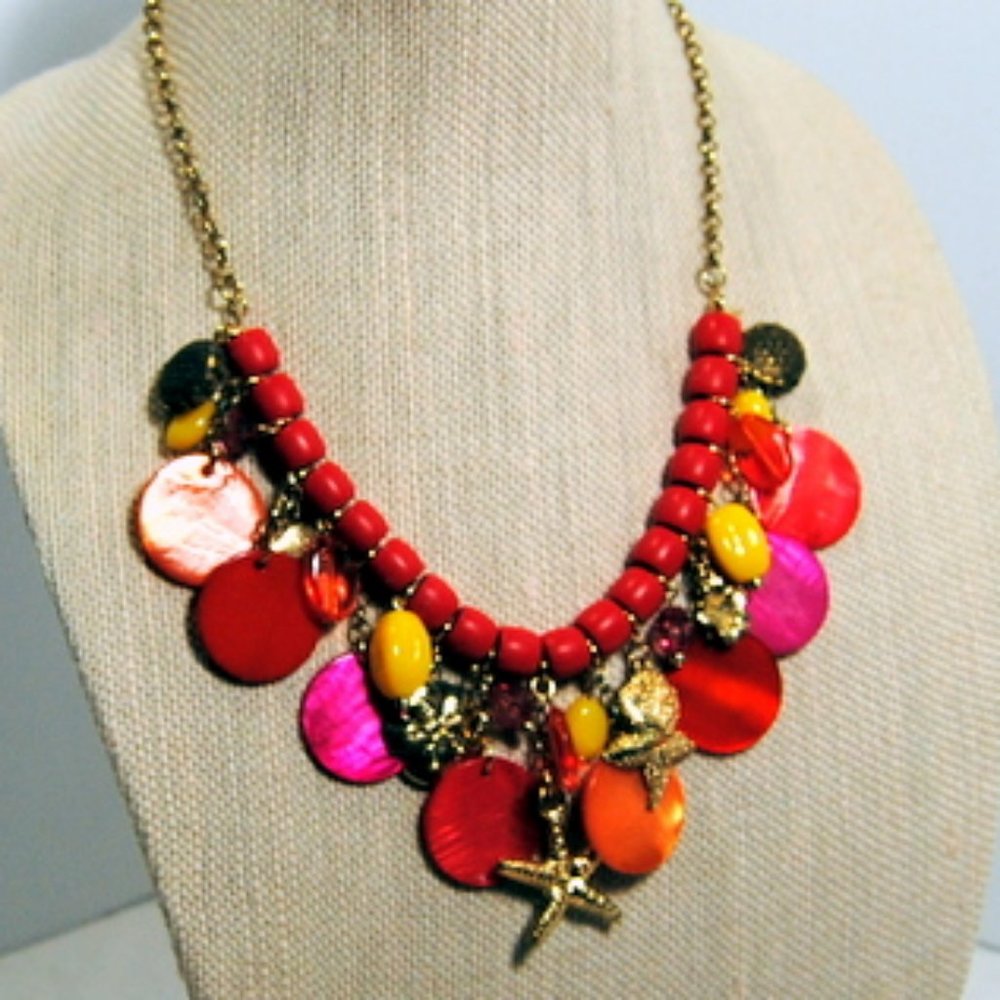 Statement Jewelry Necklace Ocean Marine Themed